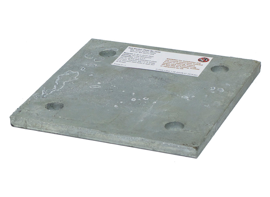 Superanker D-Plate Backer Platte 1039