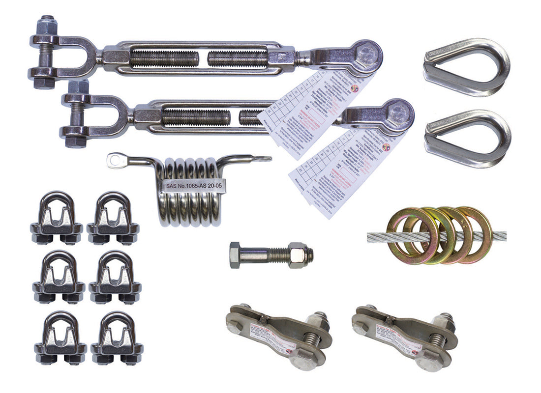 Superanker-Sicherheits-Horizontal Lifeline Rigging Kit - 1050