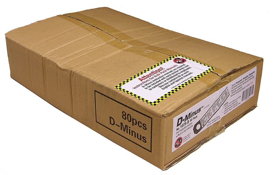 Super Anker Sicherheit D-Minus Anker Point Bulk Kit 1075BK - 80er-Packung mit Befestigungselementen
