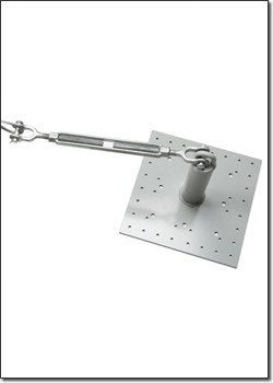 Super Anchor Commercial Roof Anchor (CRA) mit 18' Stiel 1033-W