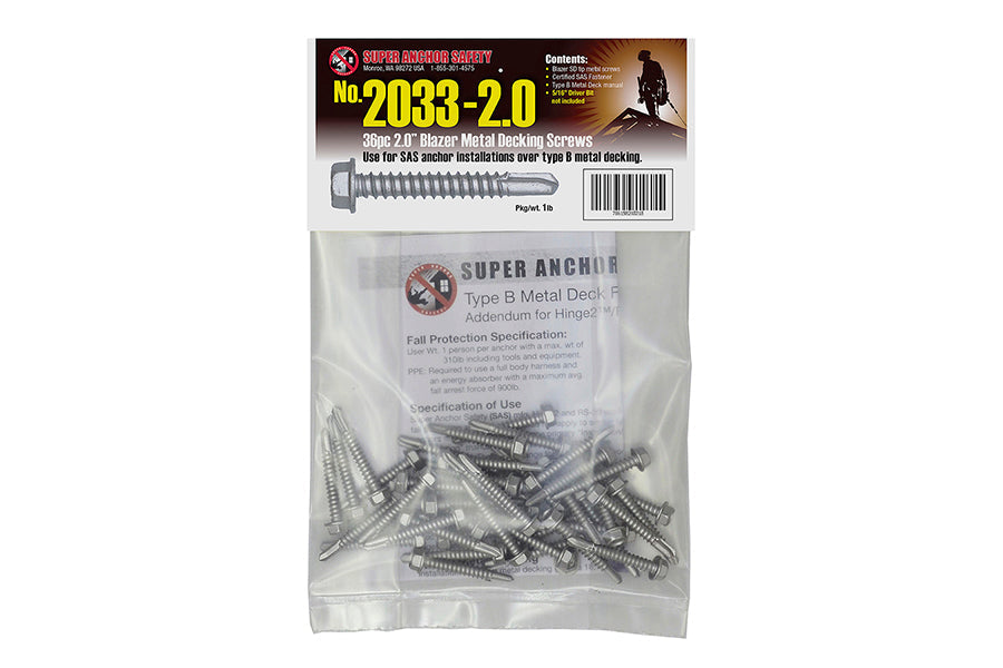 Super Anchor Blazer SD Schrauben - Packung von 36 - 2033