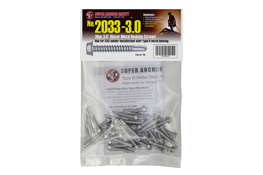 Super Anchor Blazer SD Schrauben - Packung von 36 - 2033
