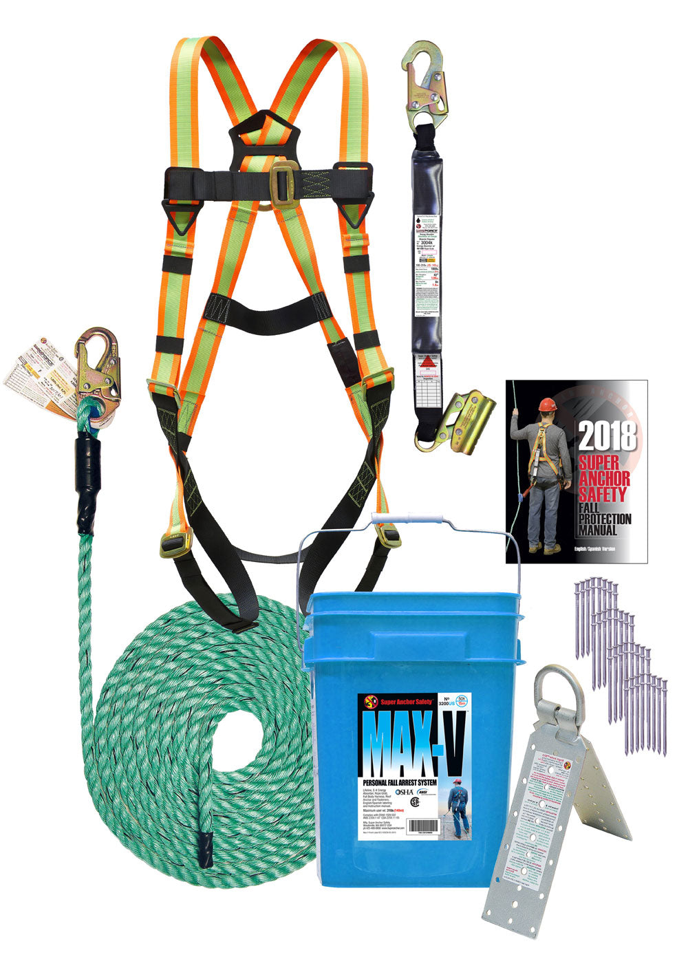 Superanker MAX-V 50ft. Fallschutz-Kit