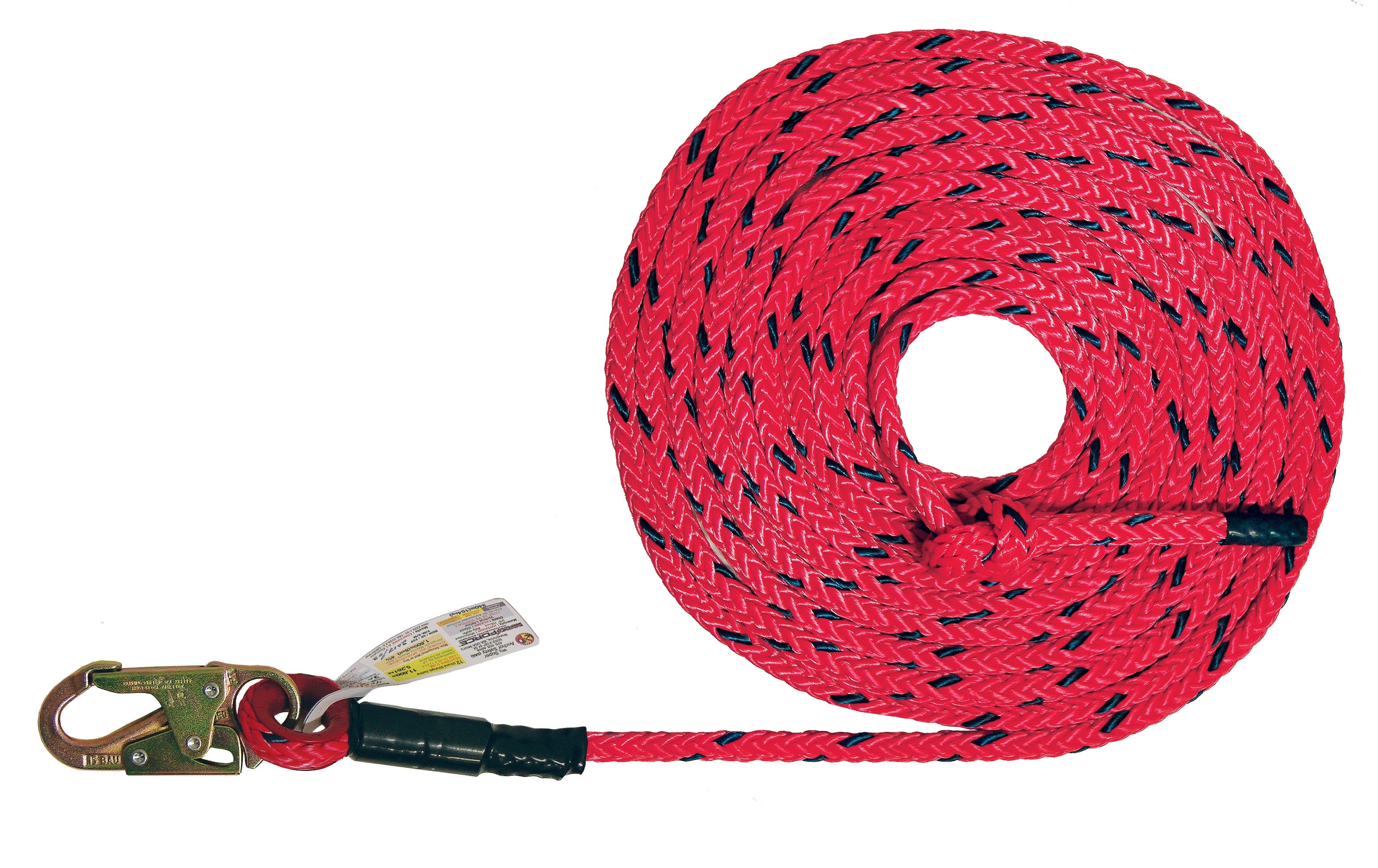 Super Anchor 50 Deluxe Lifeline ohne Seilgreifer. Snaphook Connector. 4033-50
