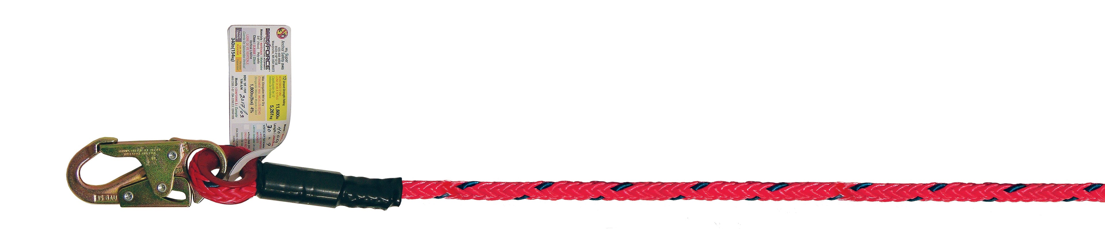 Super Anchor Deluxe Lifeline Splice / Snaphook MONTAGE 4033-X