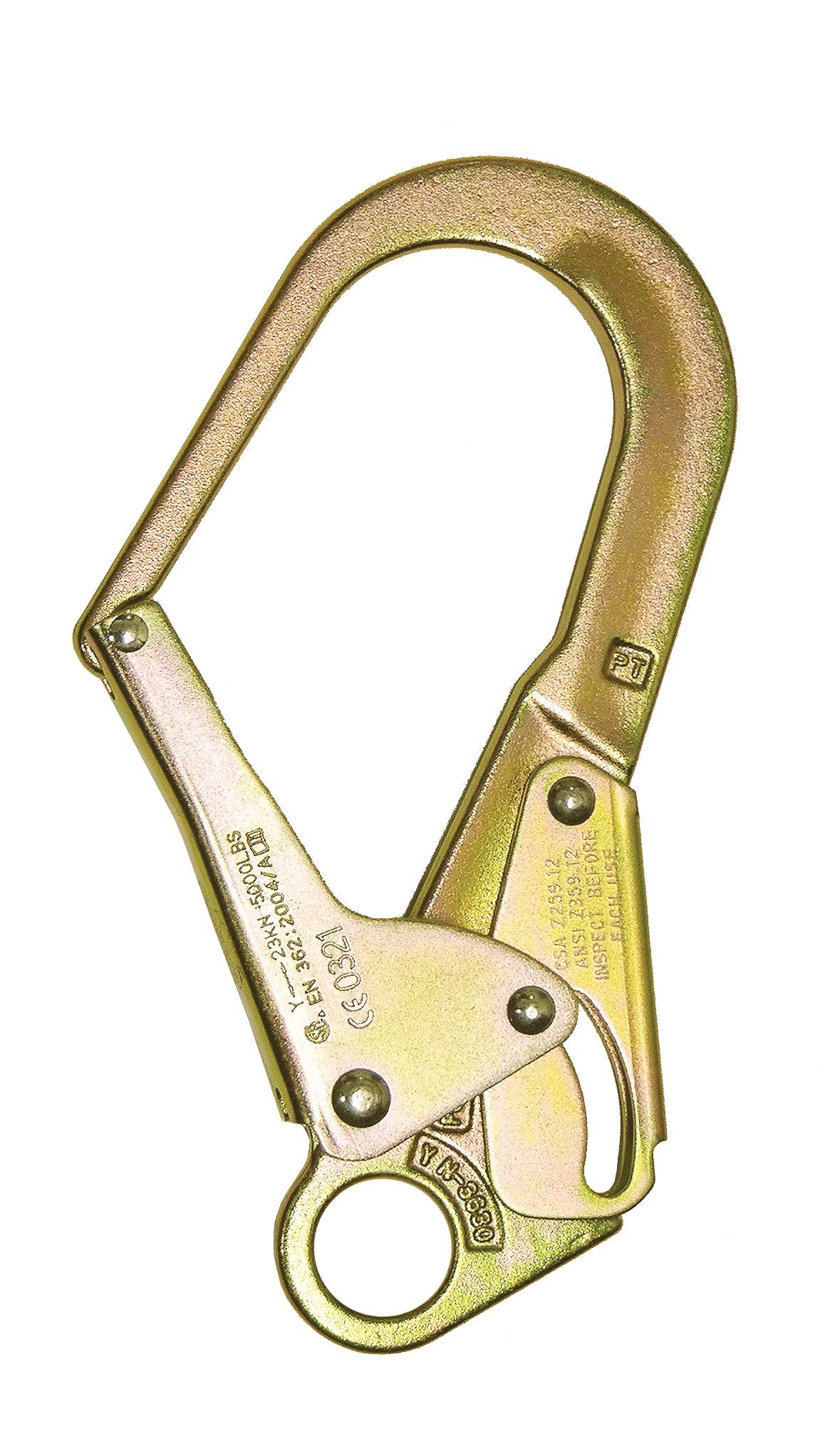 Super Anchor Rebar Snaphook mit 3.600 Pfund Gate Strength und 2,5' Gate Opening 5008Z