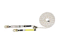 Super Anchor 30' Value Lifeline mit integralem Energieabsorber, mechanischem Greifen, Lanyard und Snaphook 5502-25