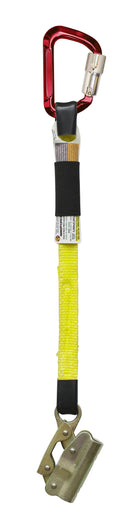 Super Anchor 18' Web Lanyard mit mechanischem Seilgriff und Aluminium-Karabiner 6007M-18A