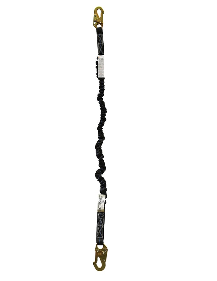 Super Anchor 6' Flex Energy Absorber Lanyard mit Snaphook & Snaphook End 6501