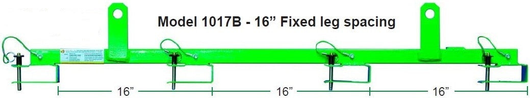 Superanker 2x4 Fußboden Joist Safety Bar - 16' OC x 48' Länge 1017B