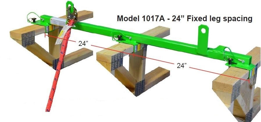 Superanker 2x4 Fußboden Joist Safety Bar - 16' OC x 48' Länge 1017B