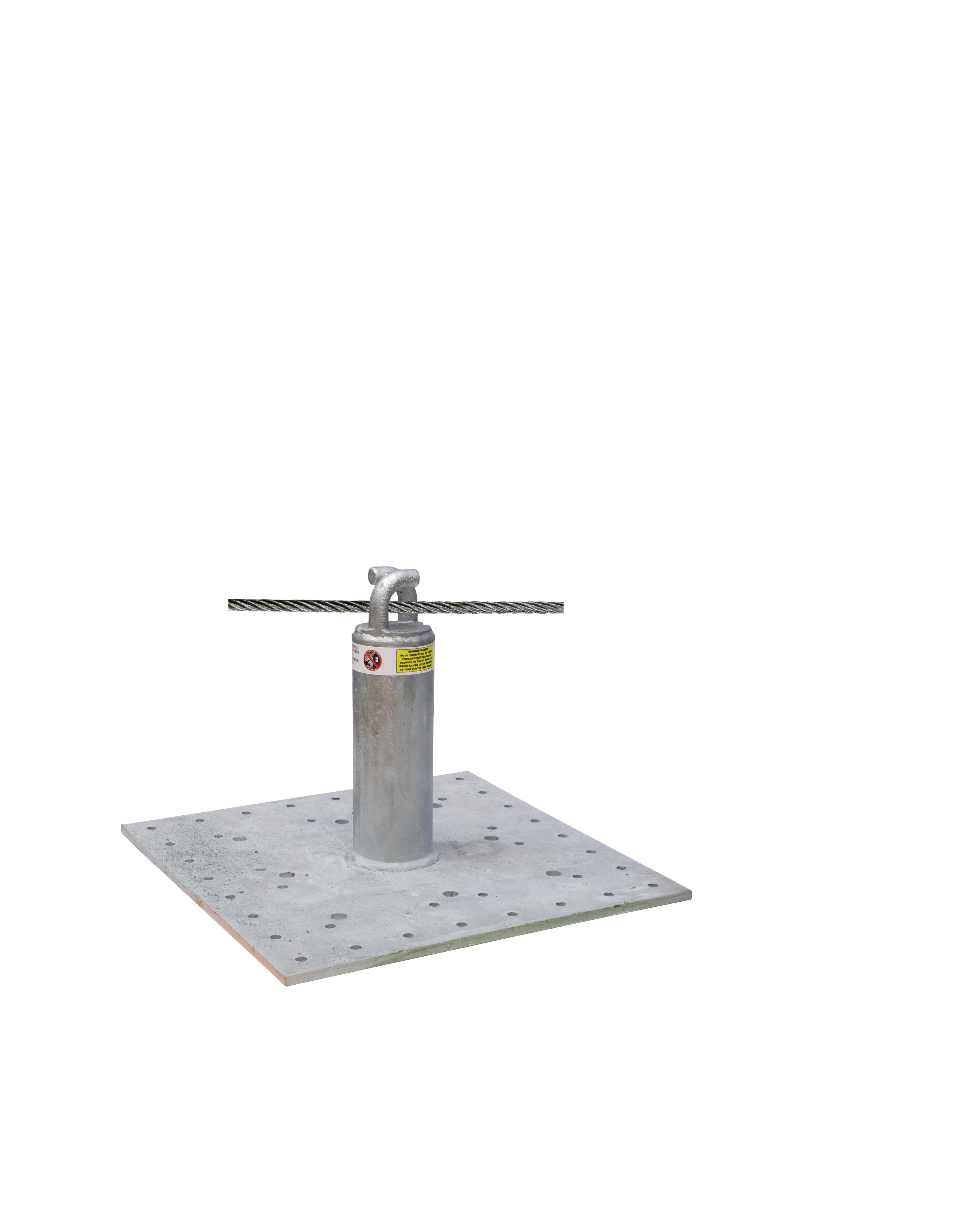 Superanker CRA 8' Riser & Pass-Thru mit 16x16 Basisplatte.