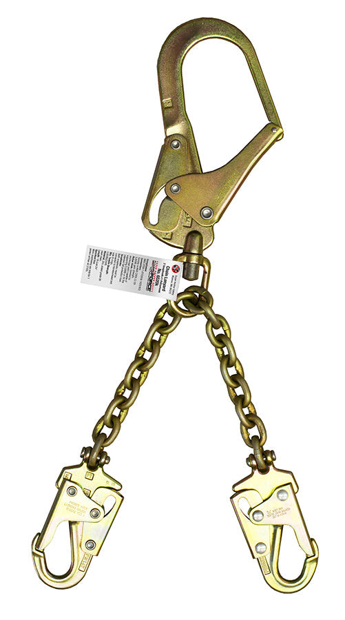 Super Anker Chain Lanyard mit Rebar Hook und 2 Snaphooks - 6520K