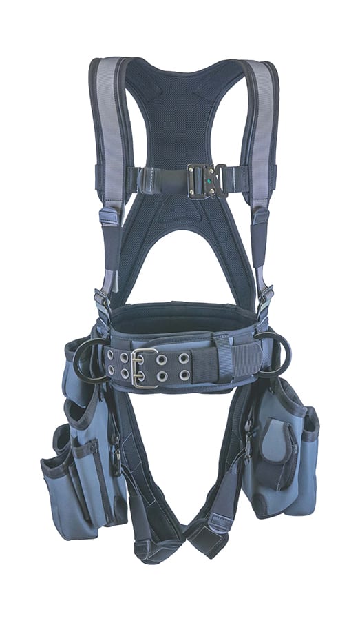 Super Anchor Safety Deluxe Harness Tool Bag Combo - Silber 6151S