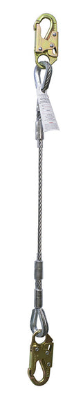 Super Anchor Drahtseil Lanyard mit Snaphooks - 1334