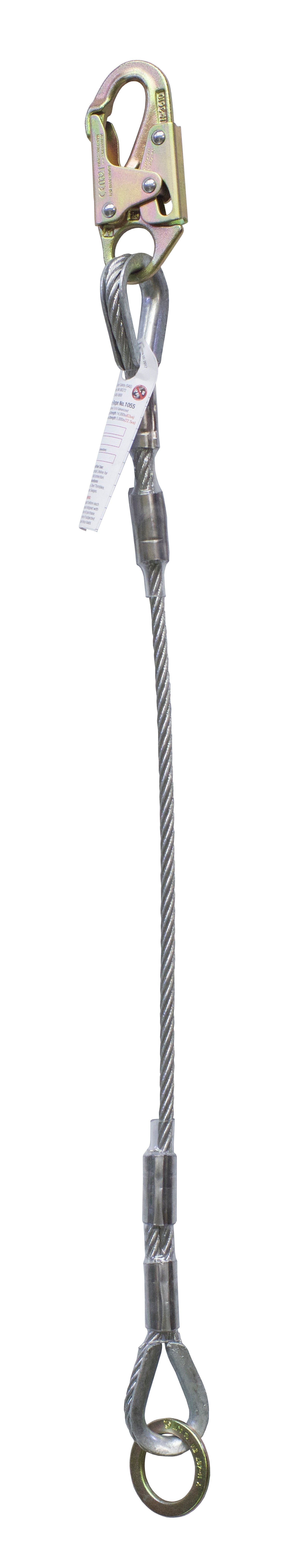 Super Anker Drahtanker 60' mit Snaphook & O-Ring 1333-5