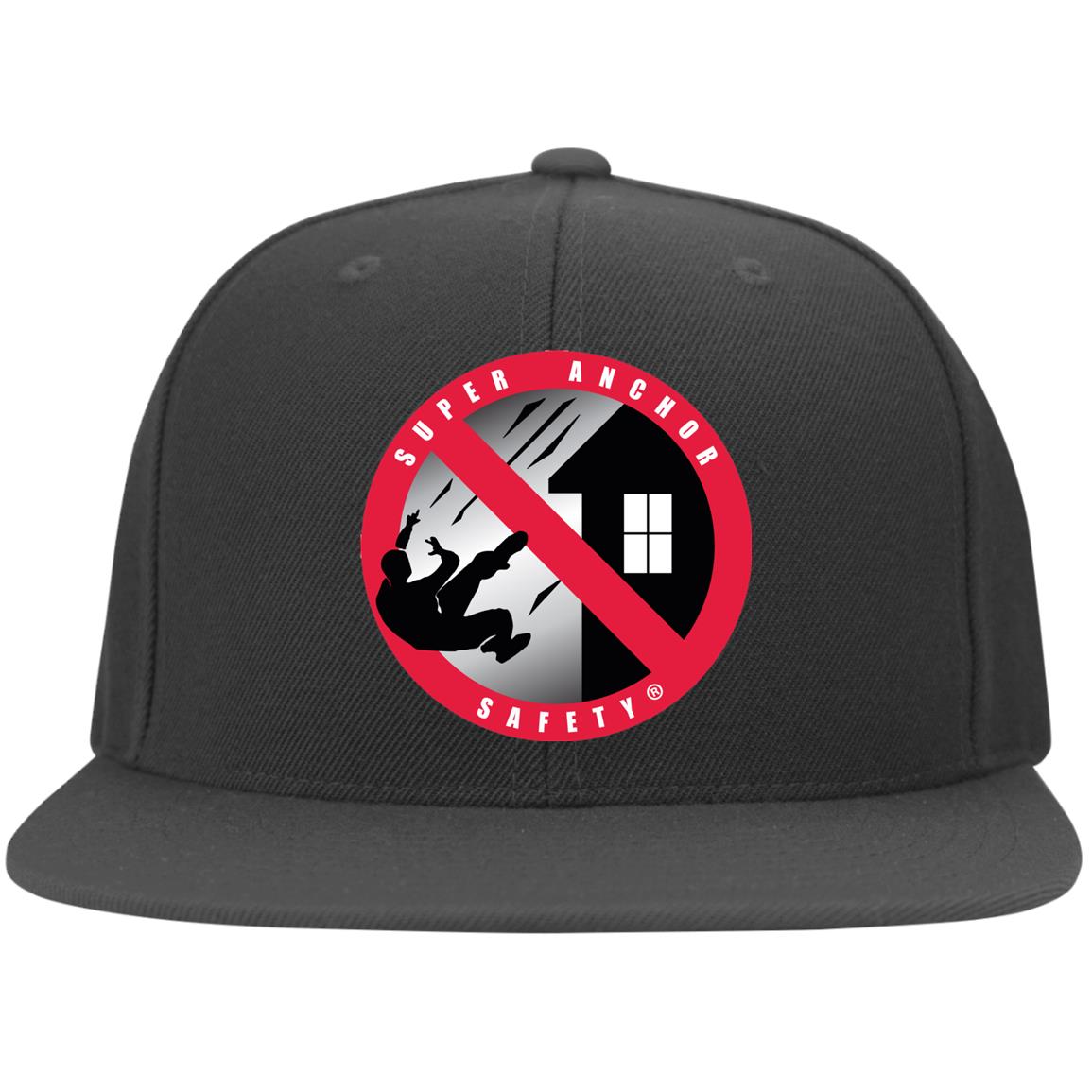 Super Anchor 'Falling Guy' Flat Bill Hat