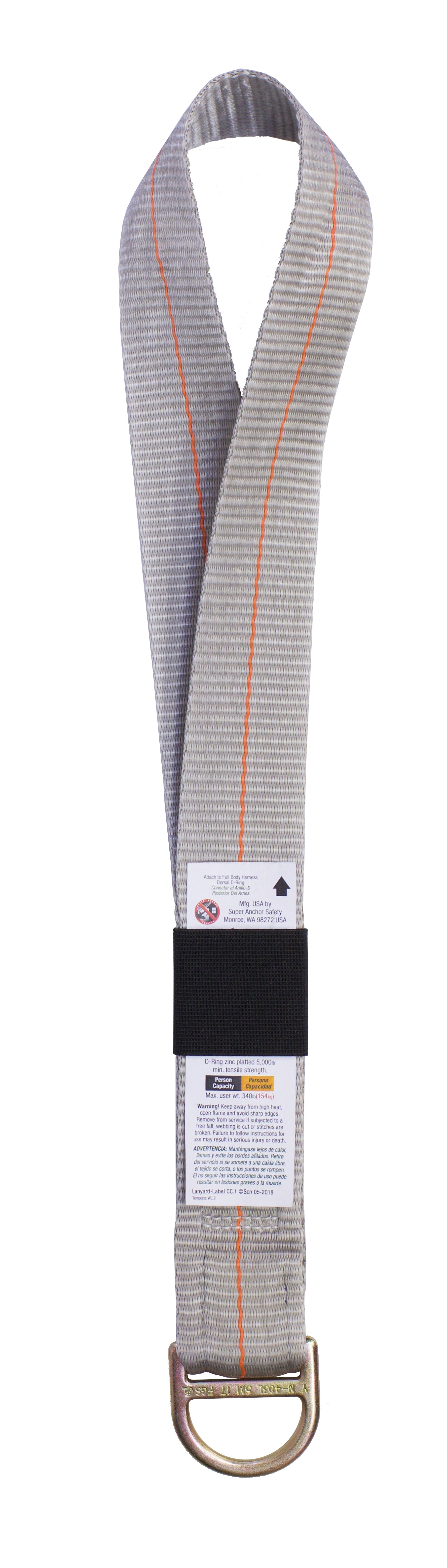 Super Anchor ExTender Lanyard UltraLite mit kleinem D-Ring 6002-D