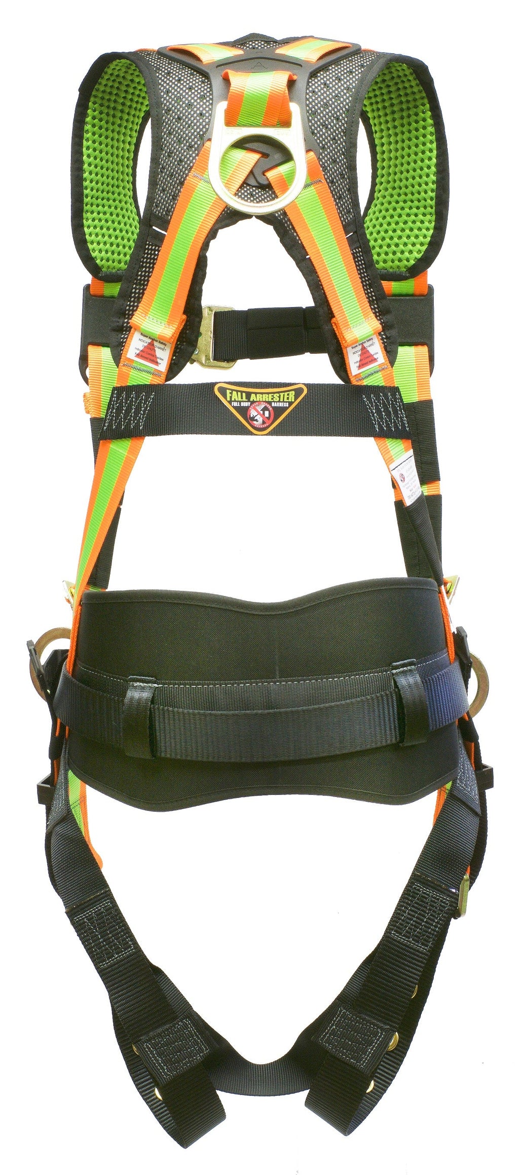 Super Anker Sicherheit 3-D Ring Fall Arrester Harness - TB3-6072-H Hi-Viz
