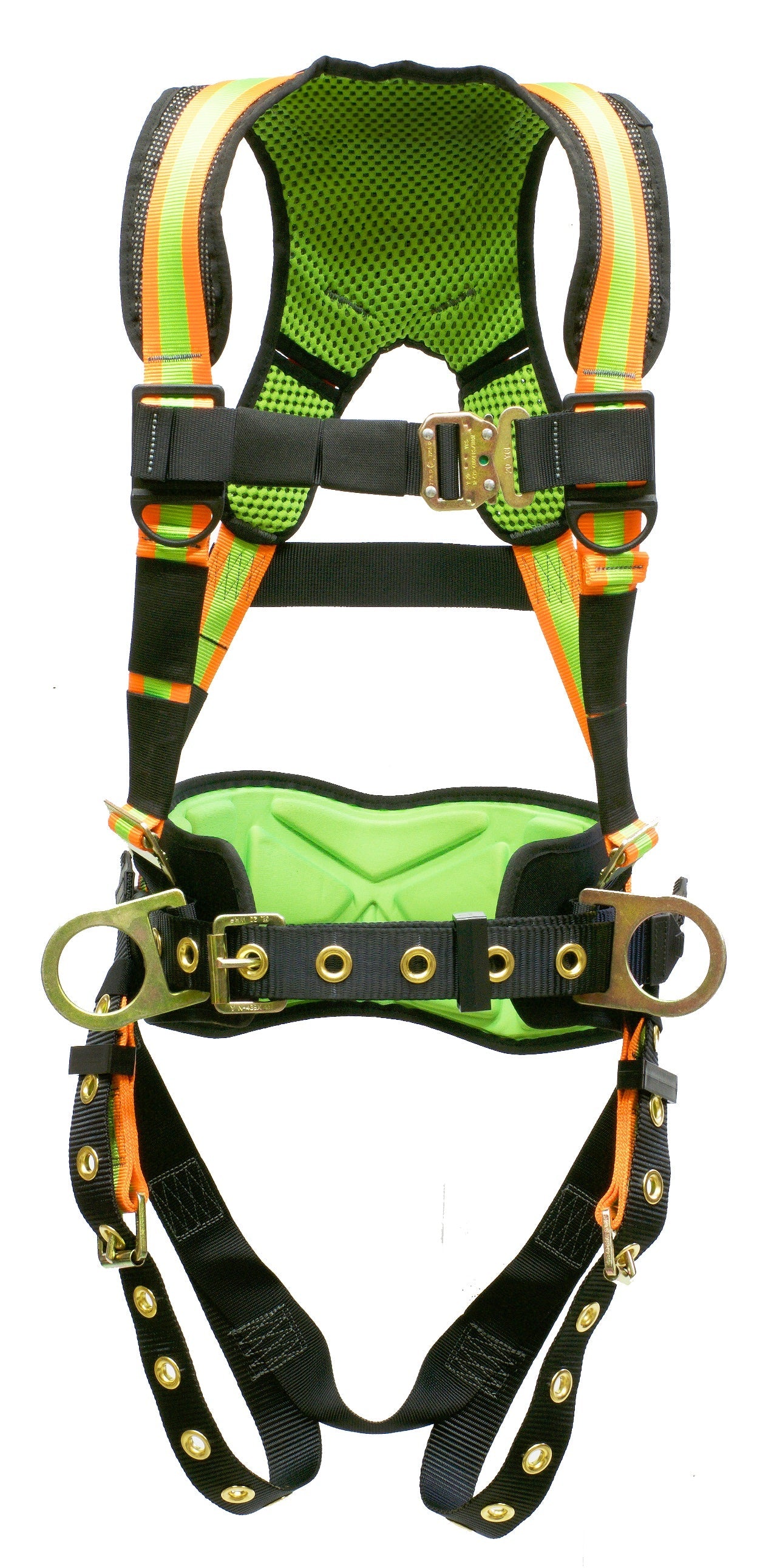 Super Anker Sicherheit 3-D Ring Fall Arrester Harness - TB3-6072-H Hi-Viz