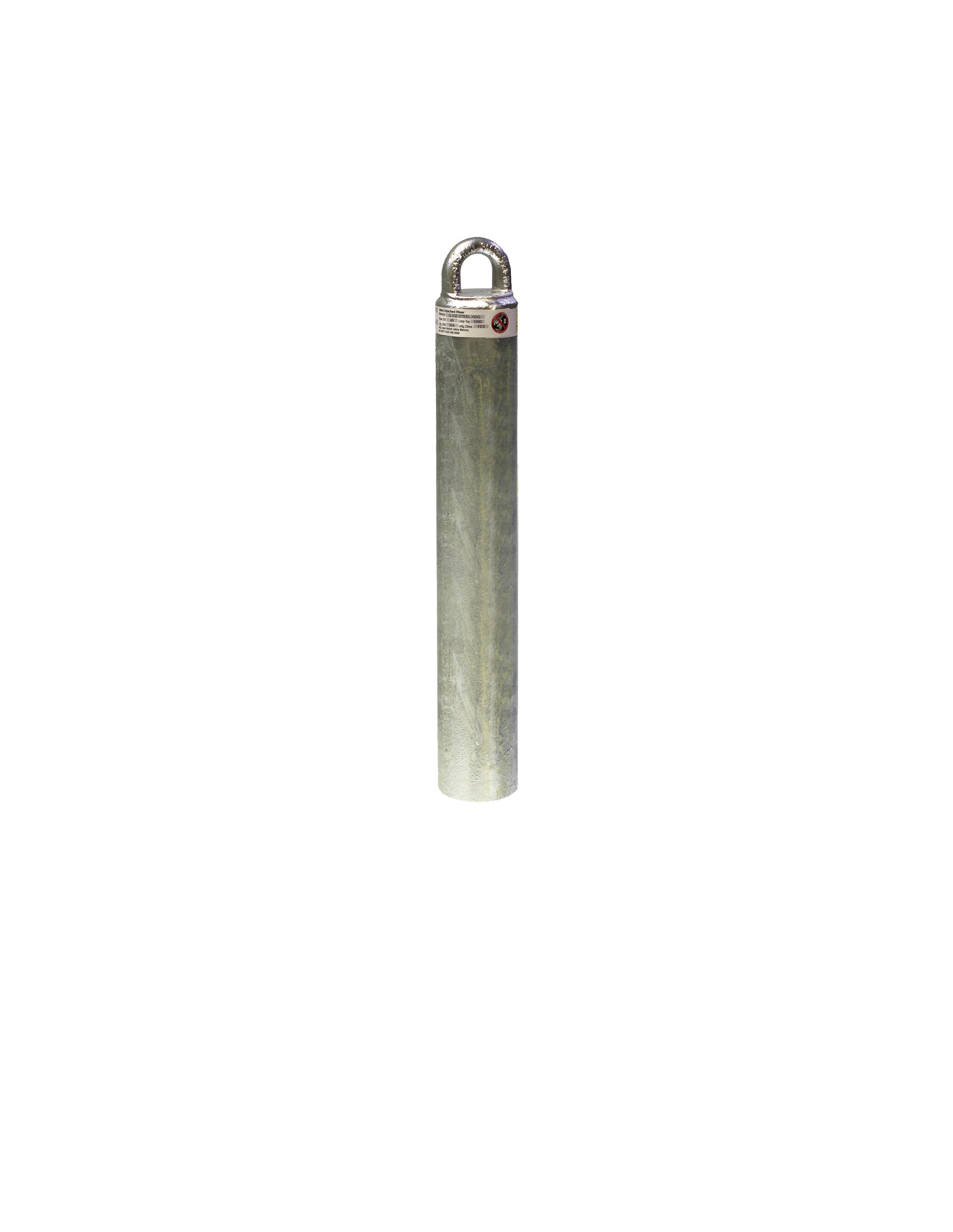 Superanker RLT 18'Weld On Riser. Schedule 40, 3.0' OD, HDG 1045WG