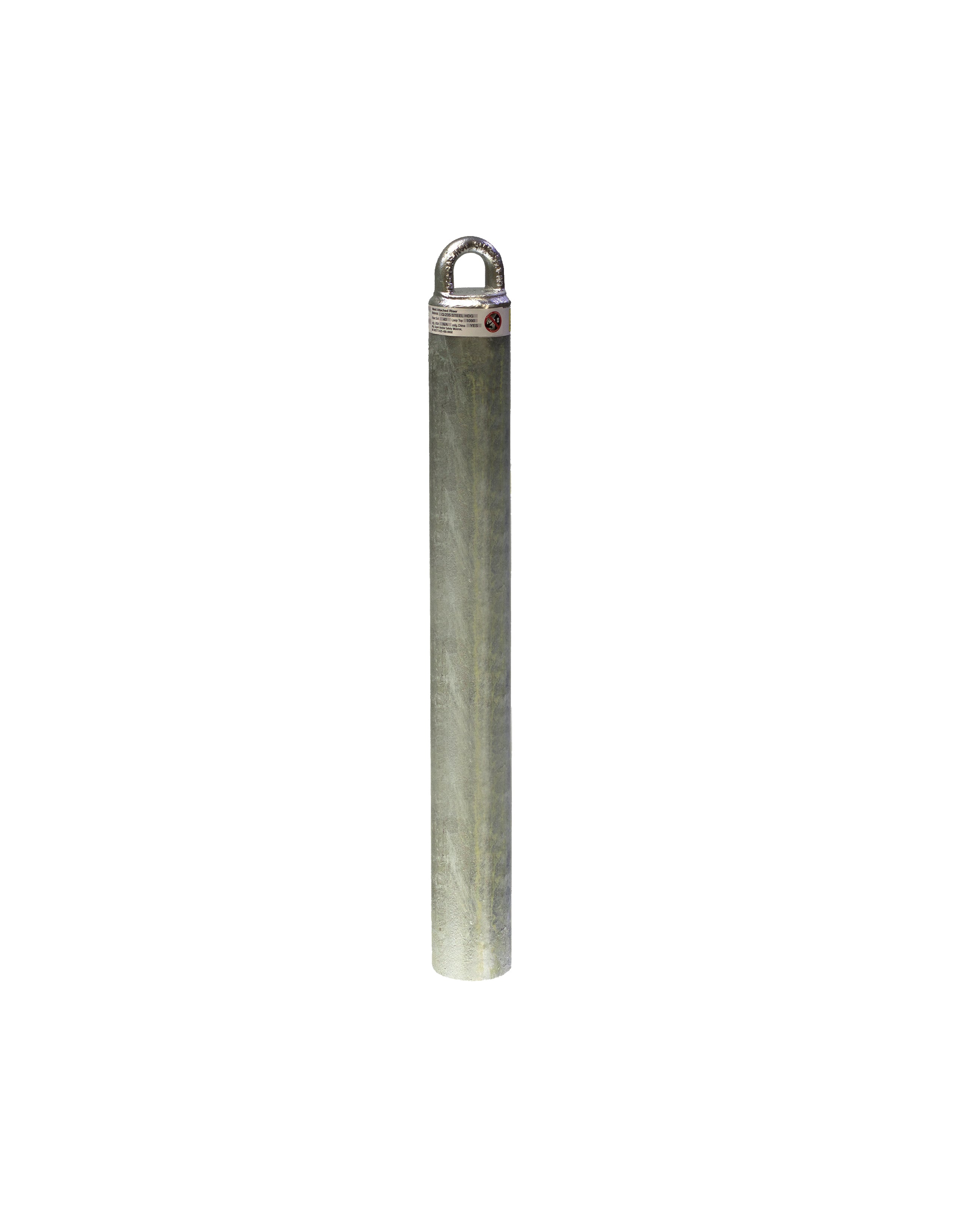 Superanker RLT 24'Weld On Riser. Schedule 80, 3.0' OD, HDG 1046-WG