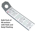 Super Anker Sicherheit D-Minus Anker Point Bulk Kit 1075BK - 80er-Packung mit Befestigungselementen