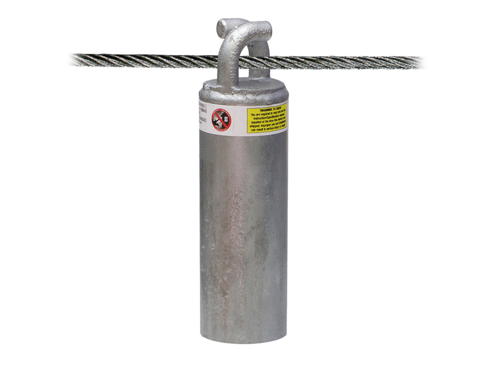 Super Anchor Commercial Roof Anchor 18' (CRA) Pass durch Top 1033P