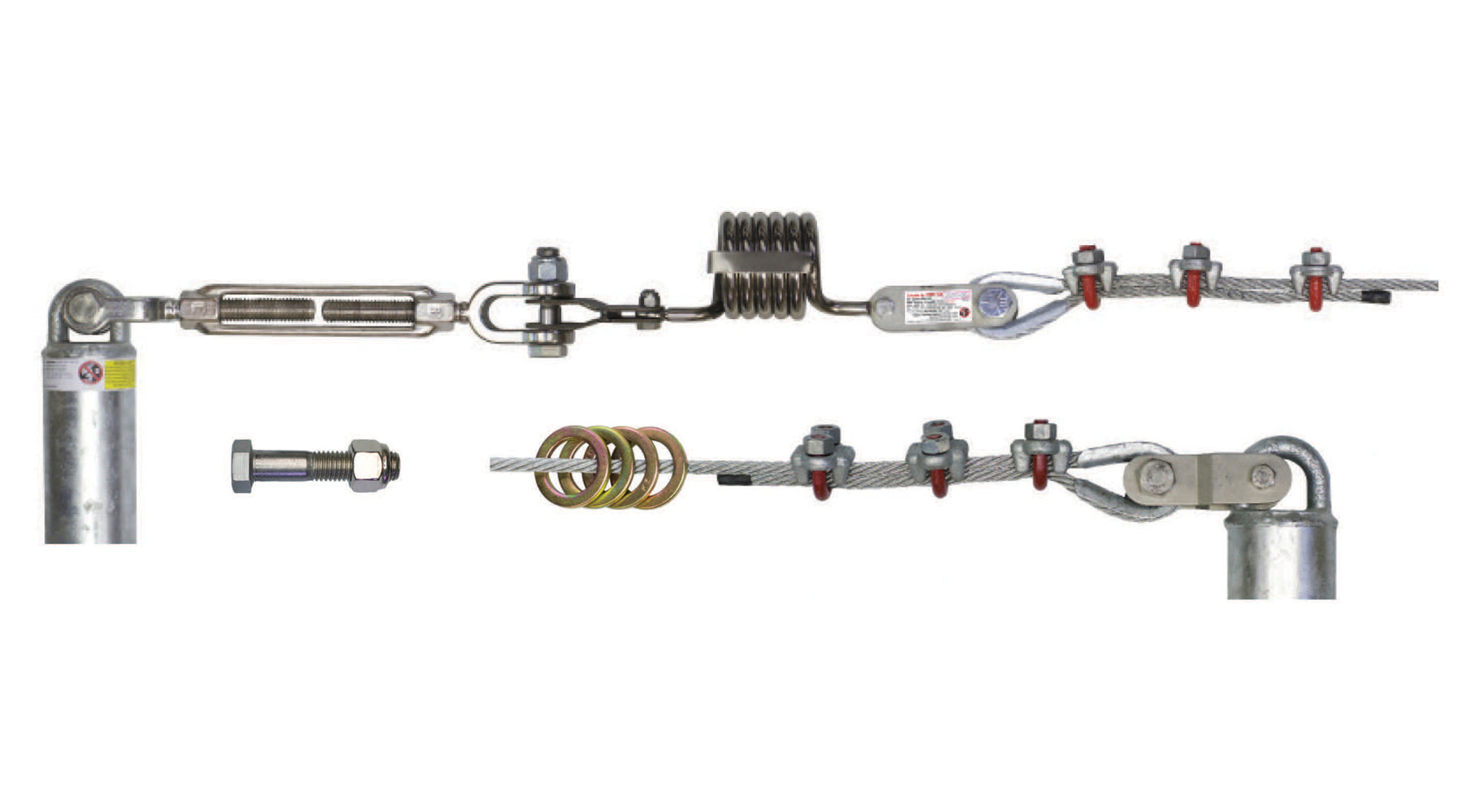Superanker-Sicherheits-Horizontal Lifeline Rigging Kit - 1050