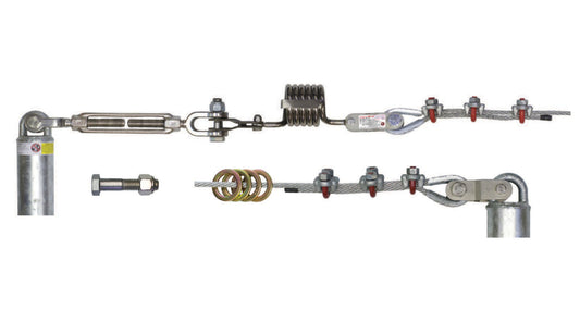 Superanker-Sicherheits-Horizontal Lifeline Rigging Kit - 1050
